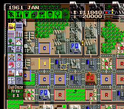 SimCity (USA) In game screenshot